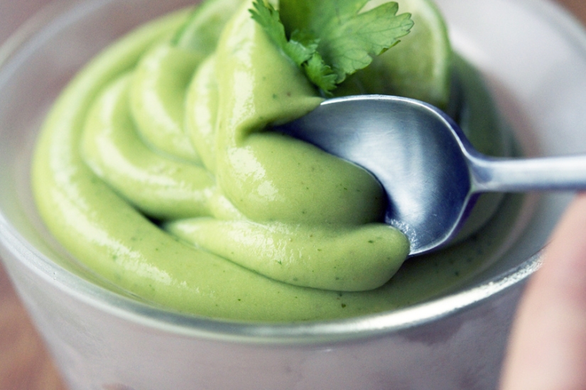 How to make an avocado sherbet in 5 minutes