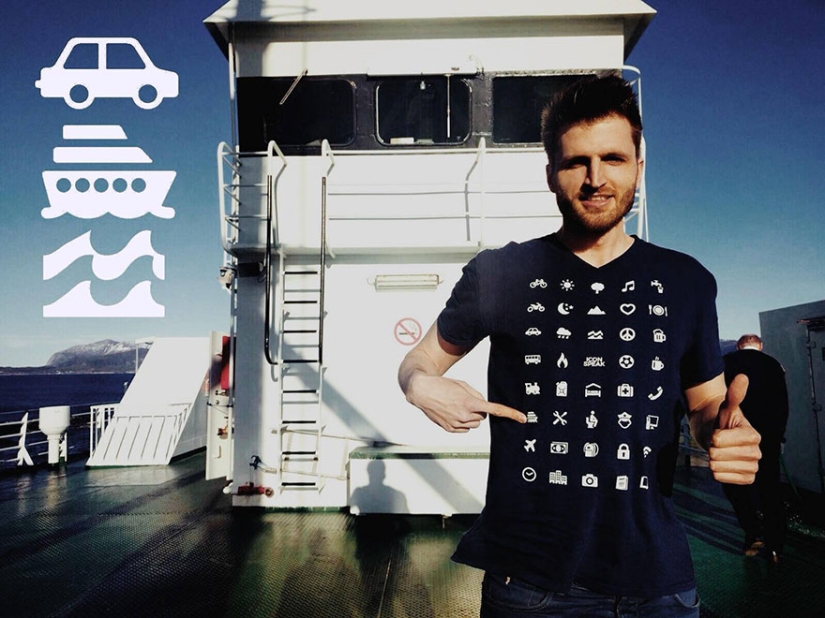 How to speak all the languages of the world with an unusual T-shirt How to speak all the languages of the world with an unusual T-shirt