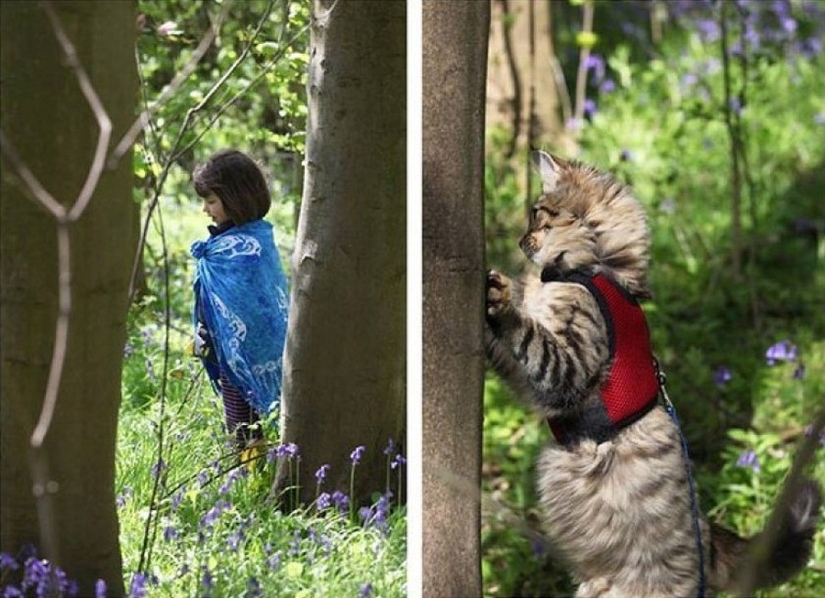 How Tula the cat helps a girl with autism