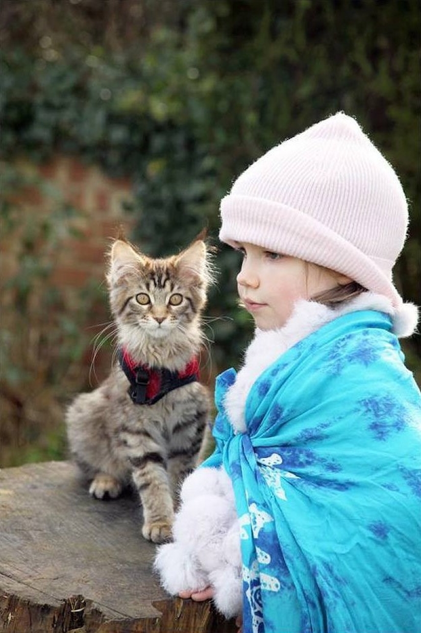 How Tula the cat helps a girl with autism