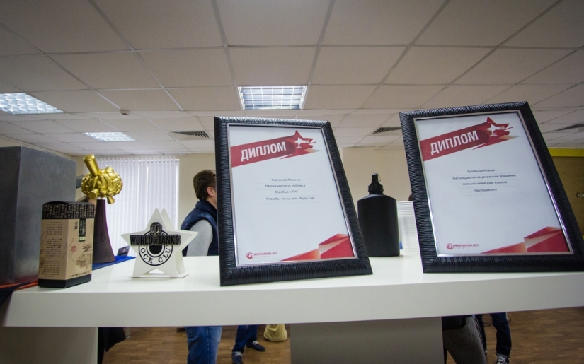 How we celebrated Tanker's Day at the Wargaming office How we celebrated Tanker's Day at the Wargaming office