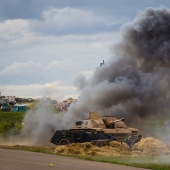 How we celebrated Tanker's Day at the Wargaming office