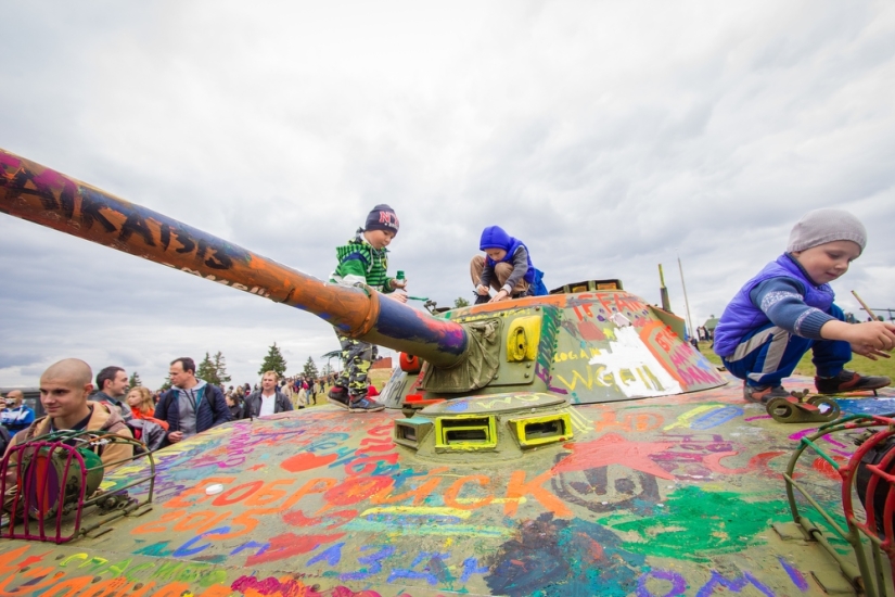 How we celebrated Tanker's Day at the Wargaming office How we celebrated Tanker's Day at the Wargaming office