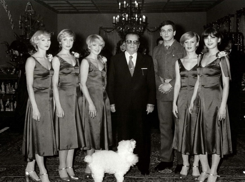 How were the glamorous parties of the leaders of Yugoslavia