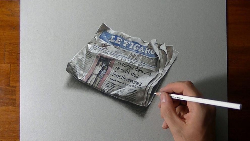 Hyper-realistic drawings of ordinary objects Hyper-realistic drawings of ordinary objects