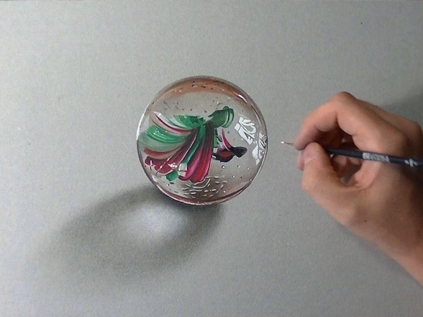 Hyper-realistic drawings of ordinary objects Hyper-realistic drawings of ordinary objects