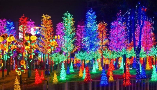 I-City: jardín luminoso en Malasia