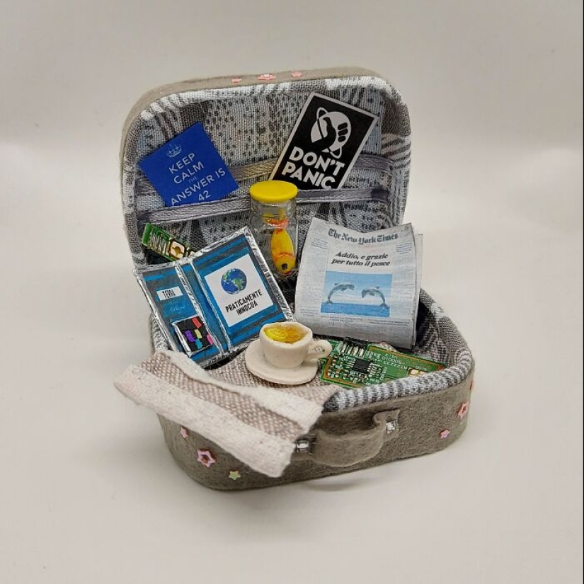 I Create Miniatures, And Here Are 9 Tiny Suitcases Representing Book Characters That I Love