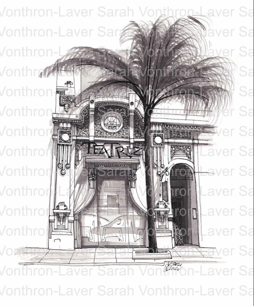 I Drew These Inky Pictures Of Buenos Aires