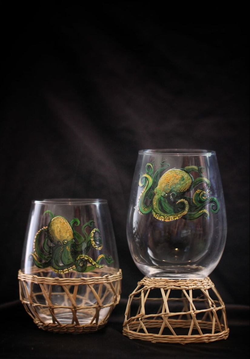 I Use Various Glassware For Painting Hyperrealistic Animals And Here Are 20 Photos Of Them (New Pics)