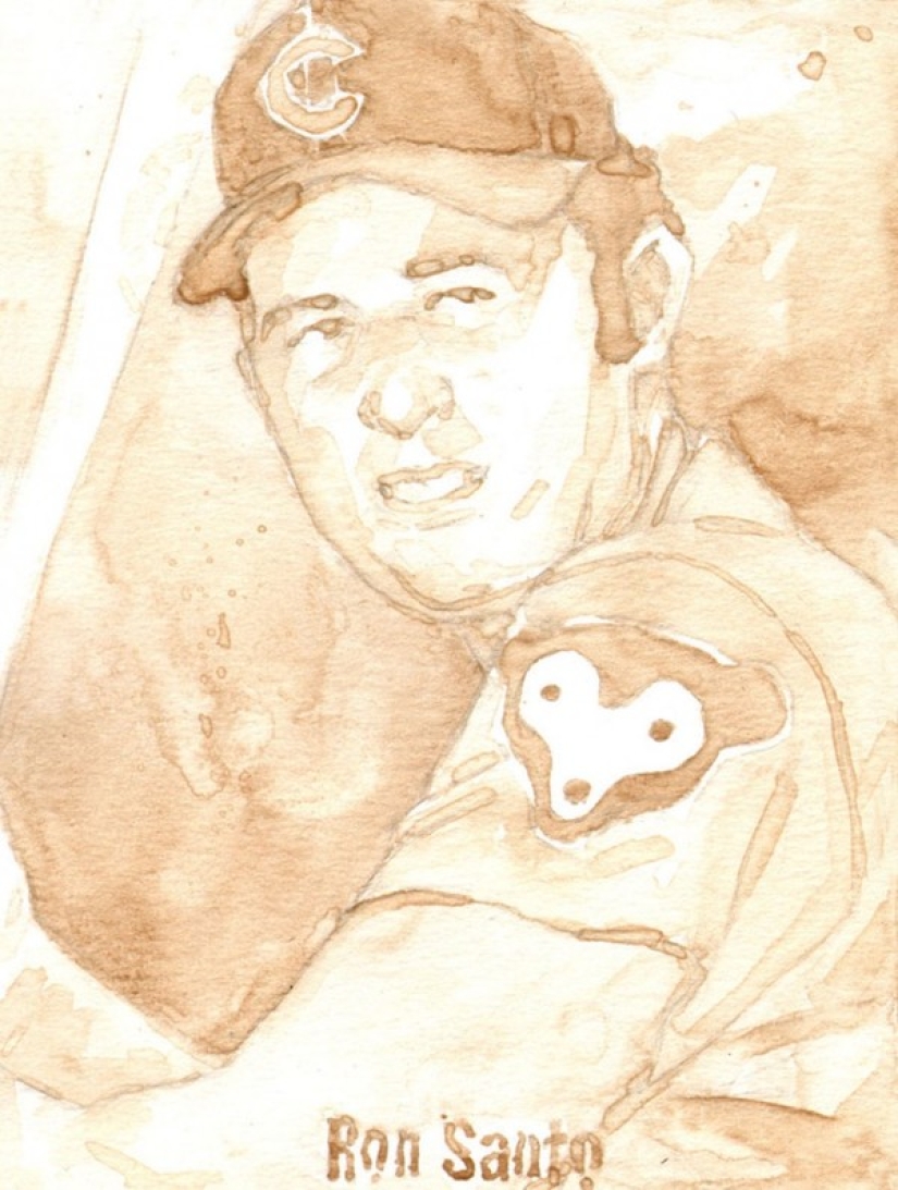 If just drinking beer is already boring for you, maybe ... start drawing with it?