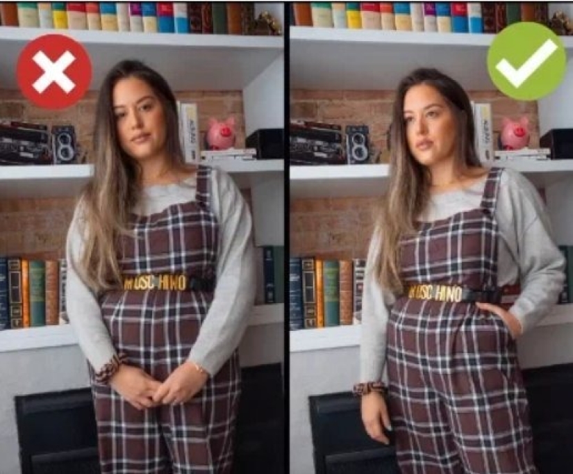 If you're overweight, breathe out. The best posing hacks for chubby girls