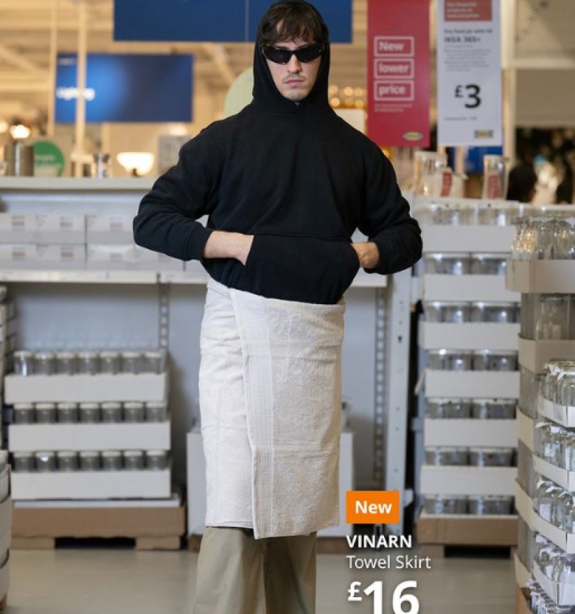 IKEA Shares Hilarious Comeback To Balenciaga’s $925 “Towel Skirt”