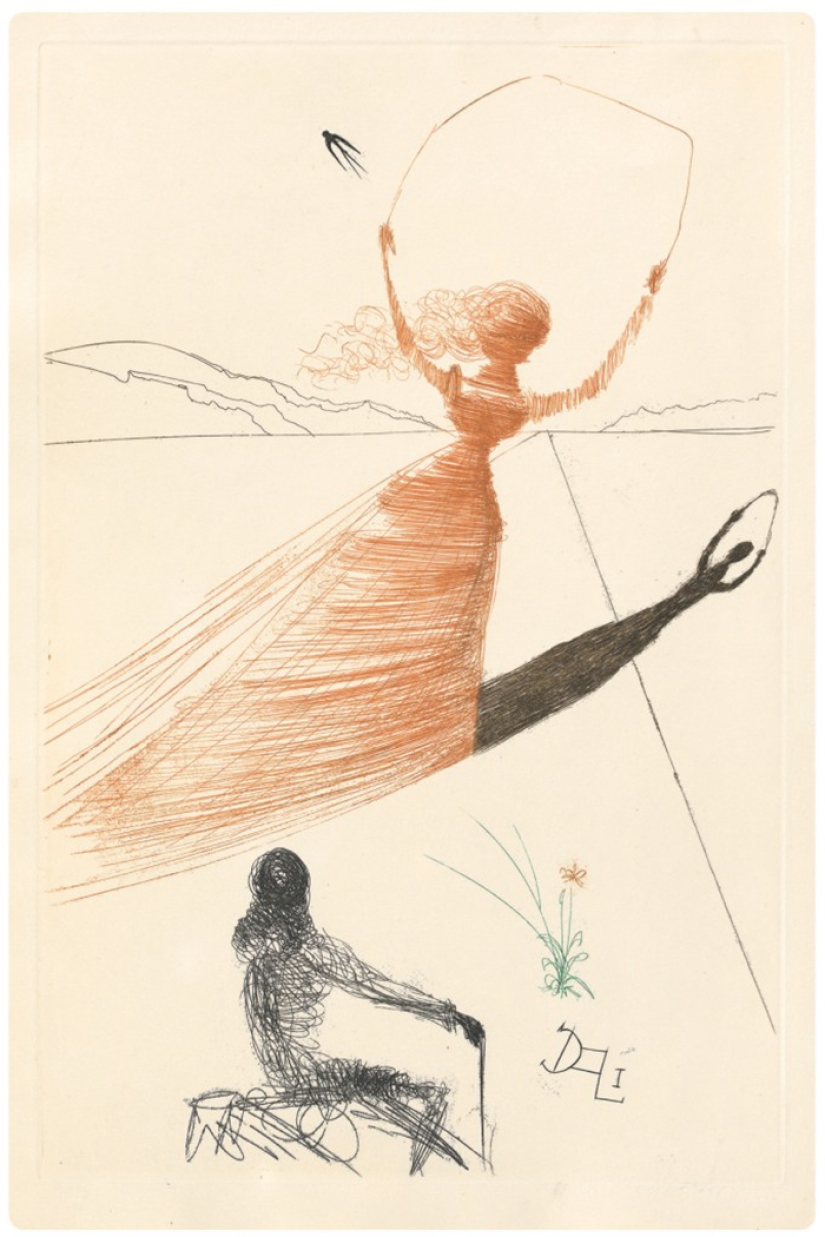 Ilustraciones desconocidas de Salvador Dalí para Alicia en el país de las Maravillas