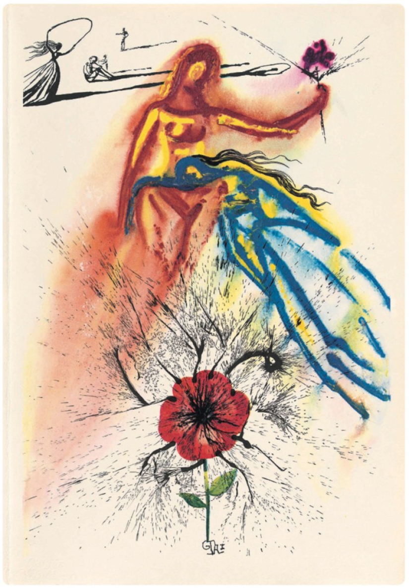 Ilustraciones desconocidas de Salvador Dalí para Alicia en el país de las Maravillas