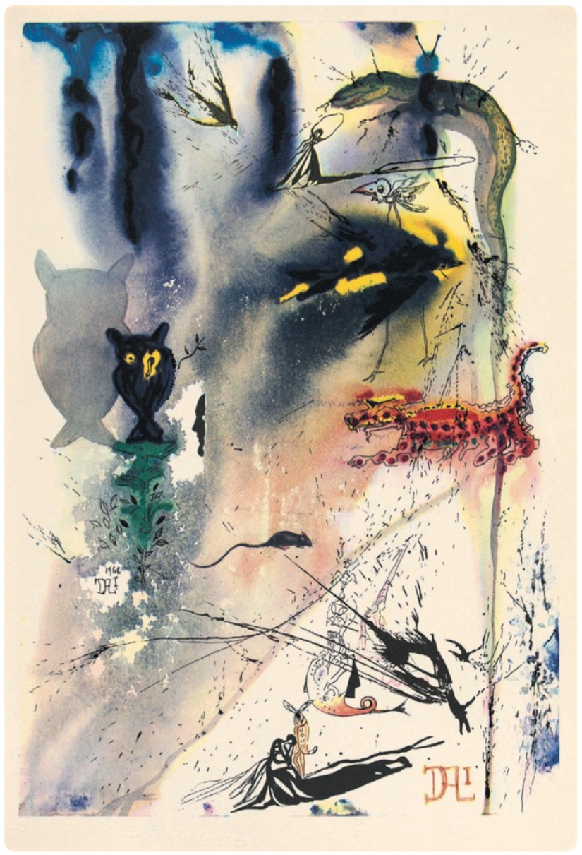 Ilustraciones desconocidas de Salvador Dalí para Alicia en el país de las Maravillas