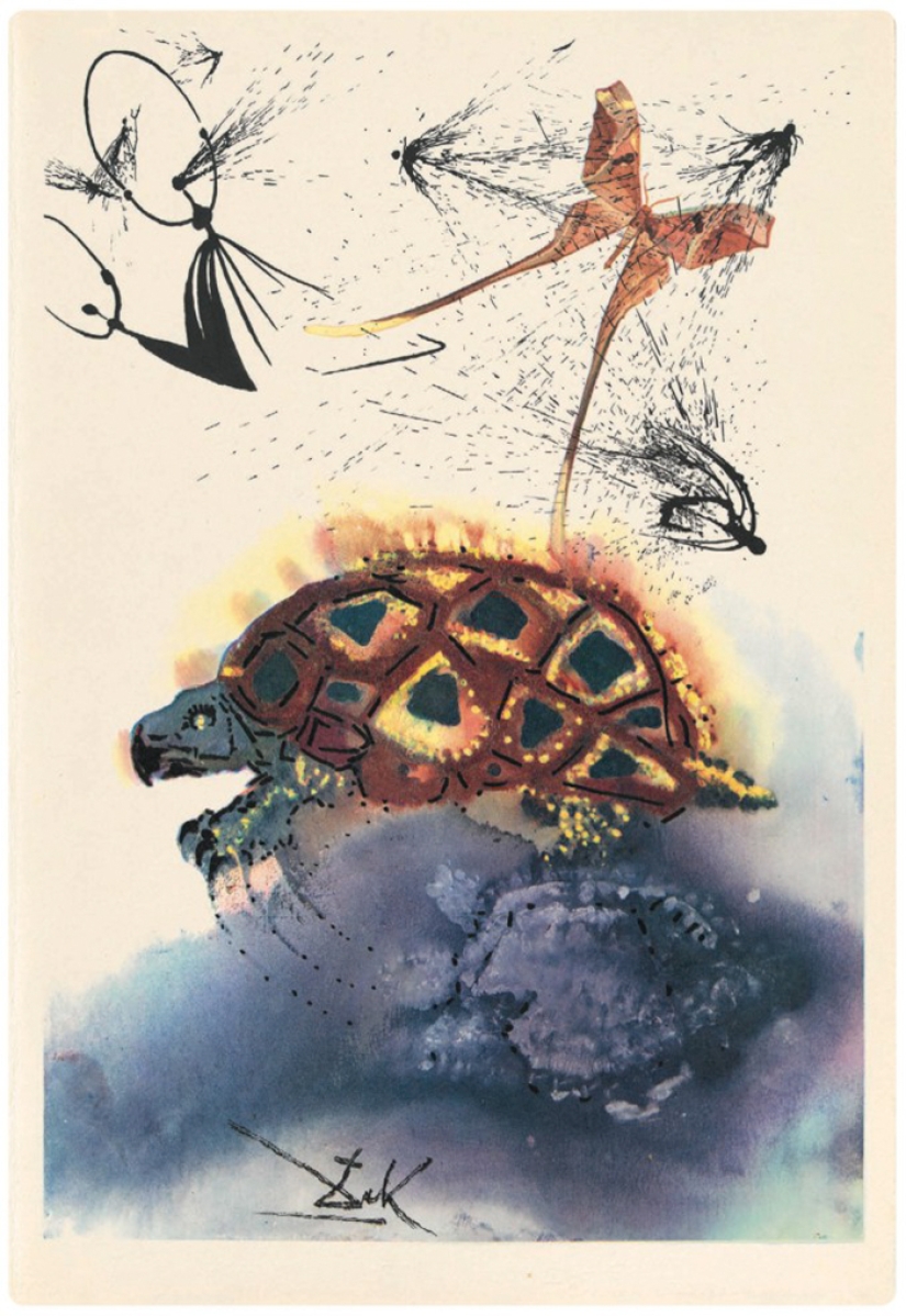 Ilustraciones desconocidas de Salvador Dalí para Alicia en el país de las Maravillas