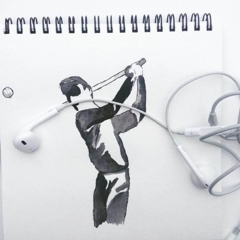 Ilustraciones súper divertidas con objetos comunes