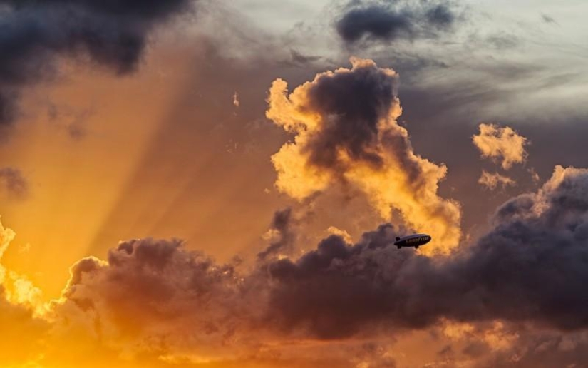Impresionantes cielos sobre Miami
