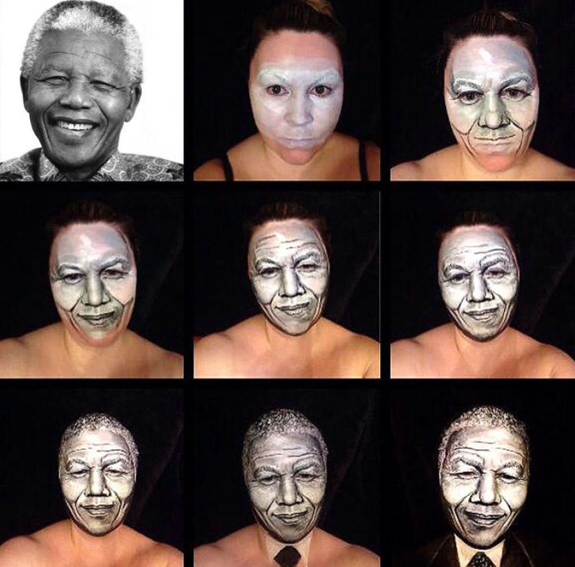 Impresionantes transformaciones con maquillaje de la talentosa maquilladora Maria Malone