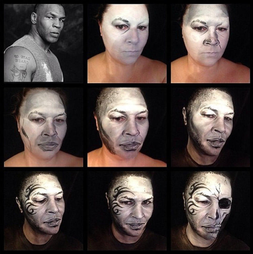Impresionantes transformaciones con maquillaje de la talentosa maquilladora Maria Malone