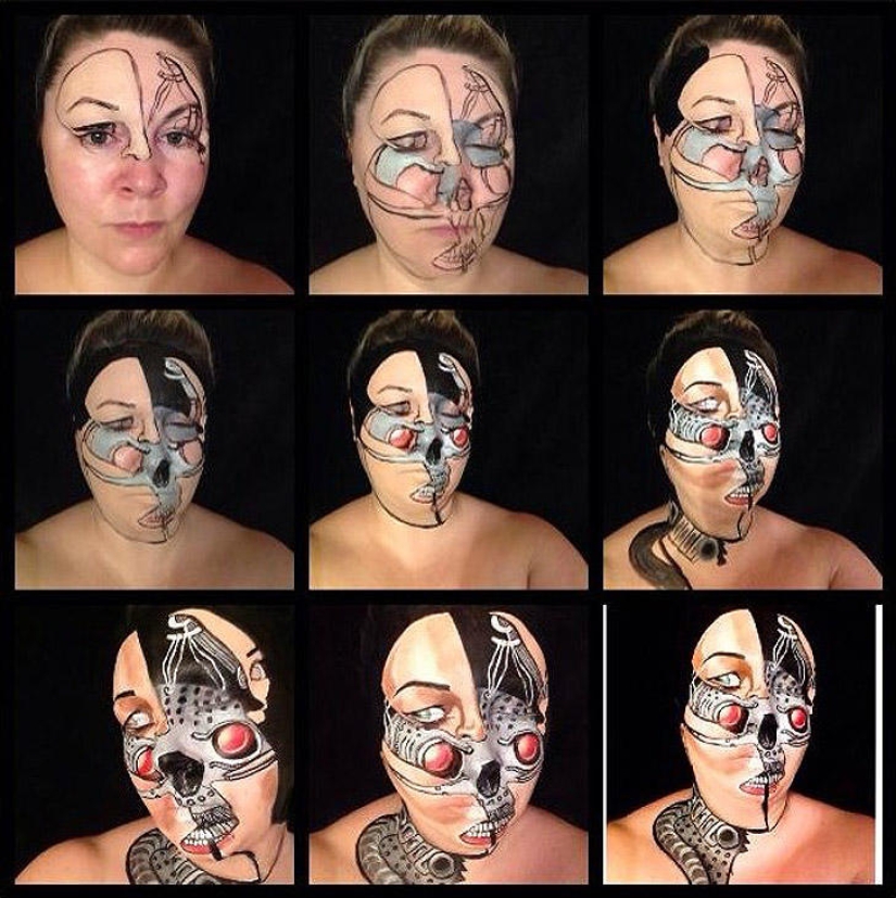 Impresionantes transformaciones con maquillaje de la talentosa maquilladora Maria Malone