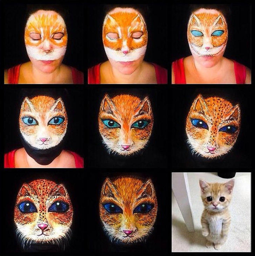 Impresionantes transformaciones con maquillaje de la talentosa maquilladora Maria Malone
