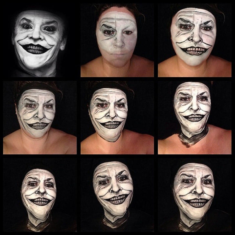 Impressive transformations with makeup from talented makeup artist Maria Malone