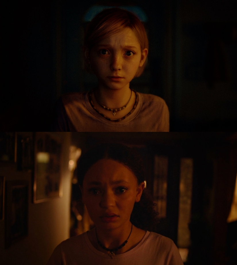 In one-to-one places: Comparison of scenes from the game and the TV series The Last of Us