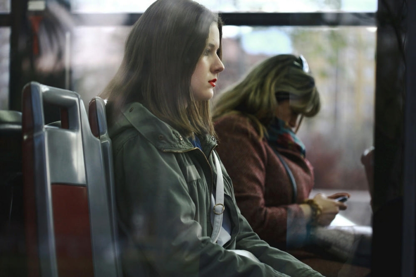 In public transport
