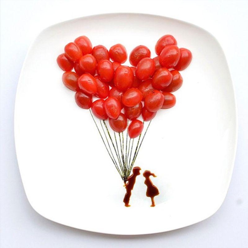 increíble arte de comida increíble arte de comida