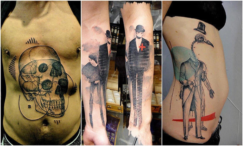 Increíble tatuaje estilo Photoshop