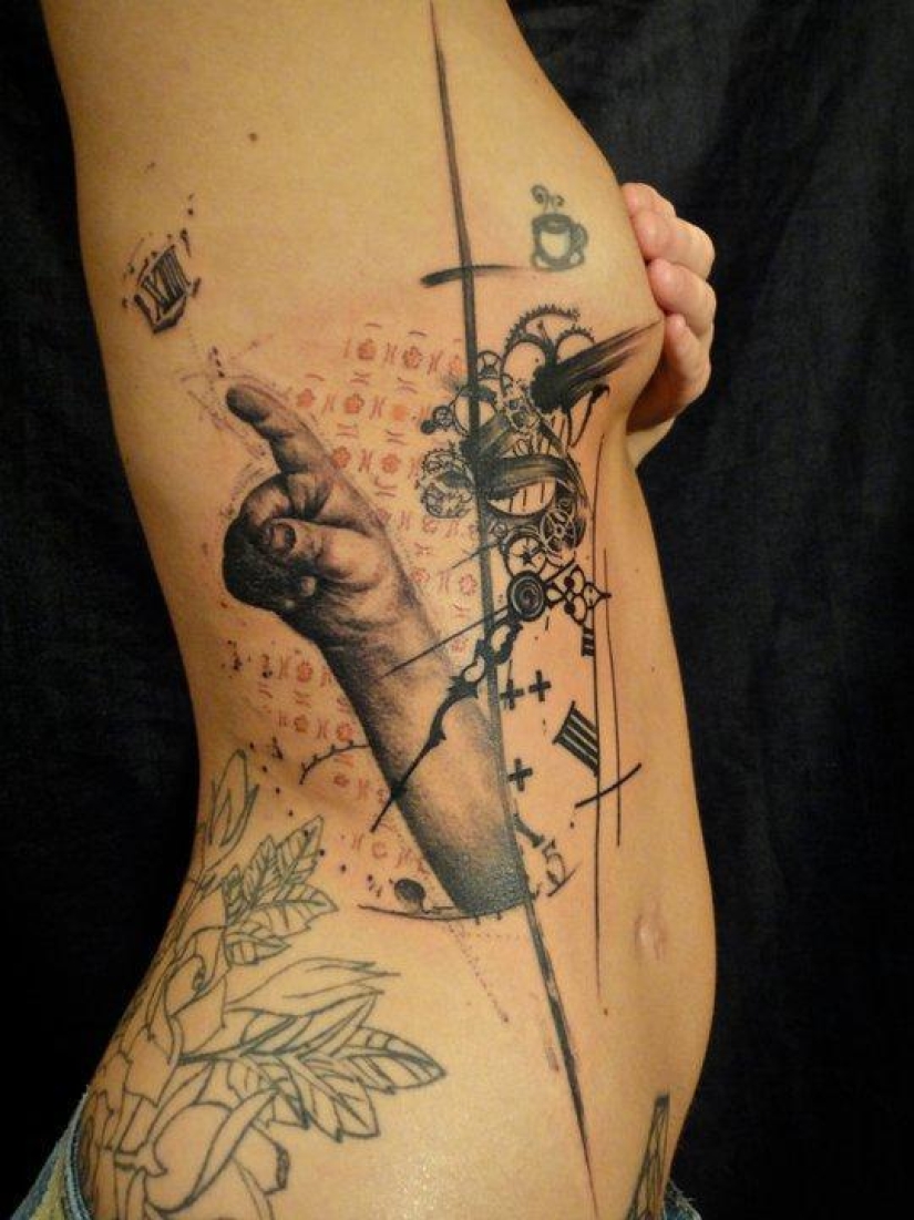 Increíble tatuaje estilo Photoshop