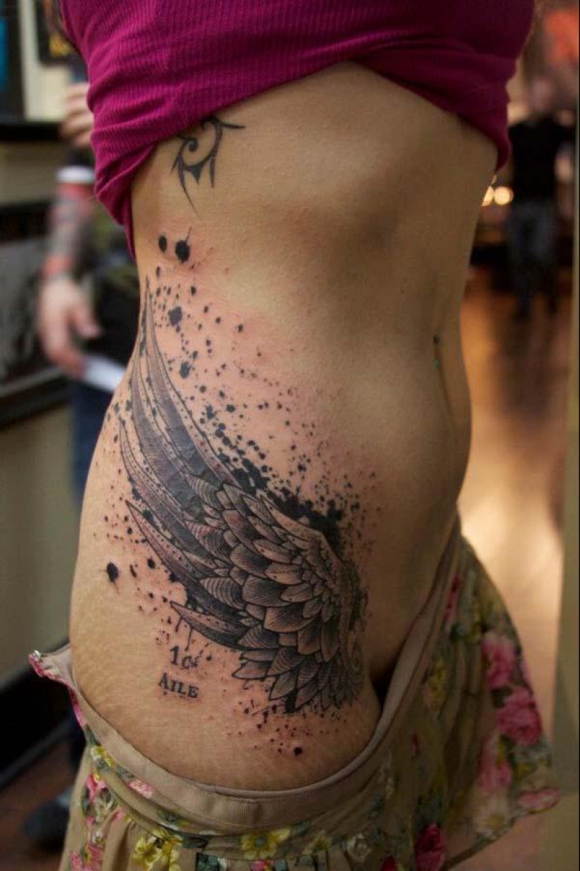 Increíble tatuaje estilo Photoshop