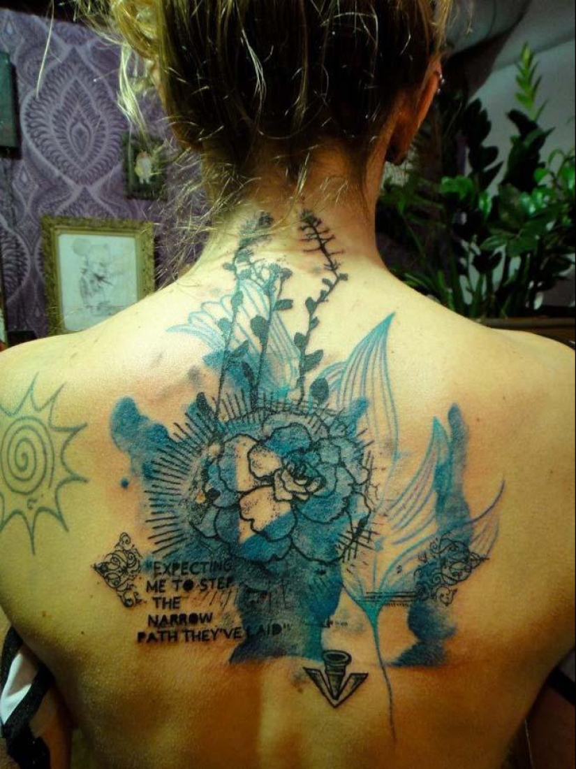 Increíble tatuaje estilo Photoshop