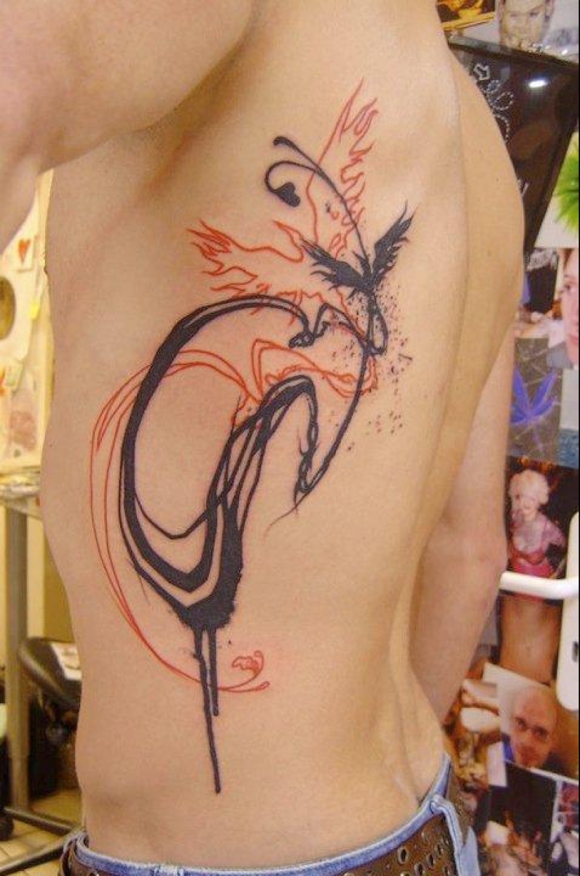 Increíble tatuaje estilo Photoshop