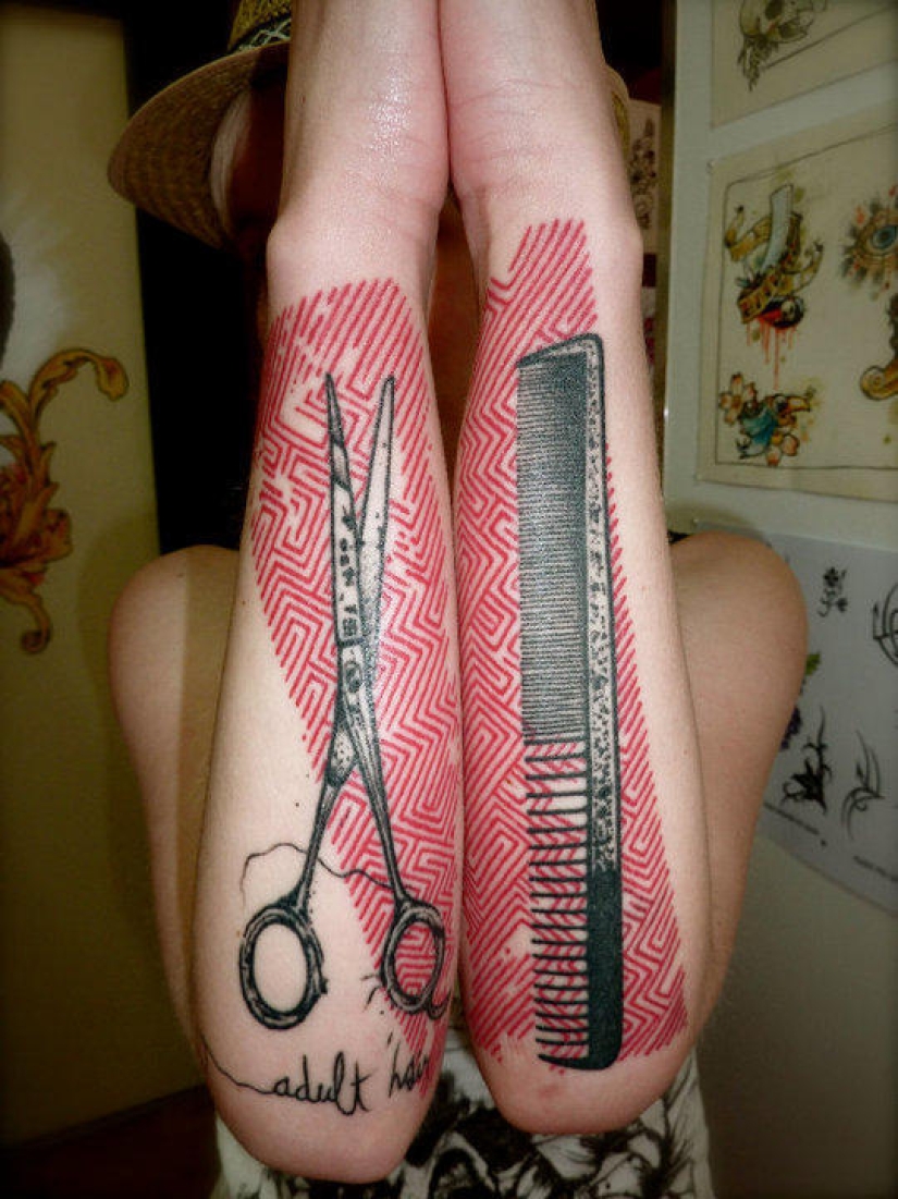 Increíble tatuaje estilo Photoshop