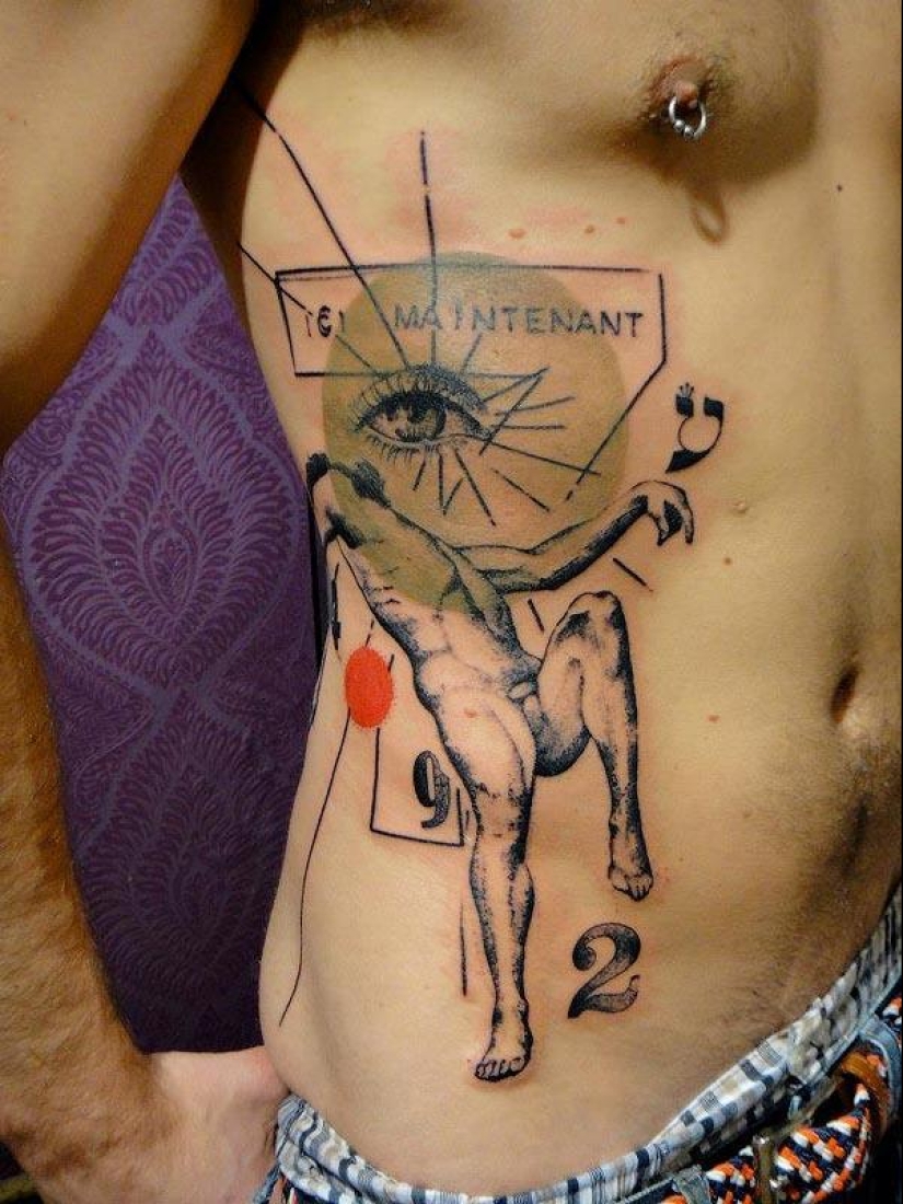 Increíble tatuaje estilo Photoshop