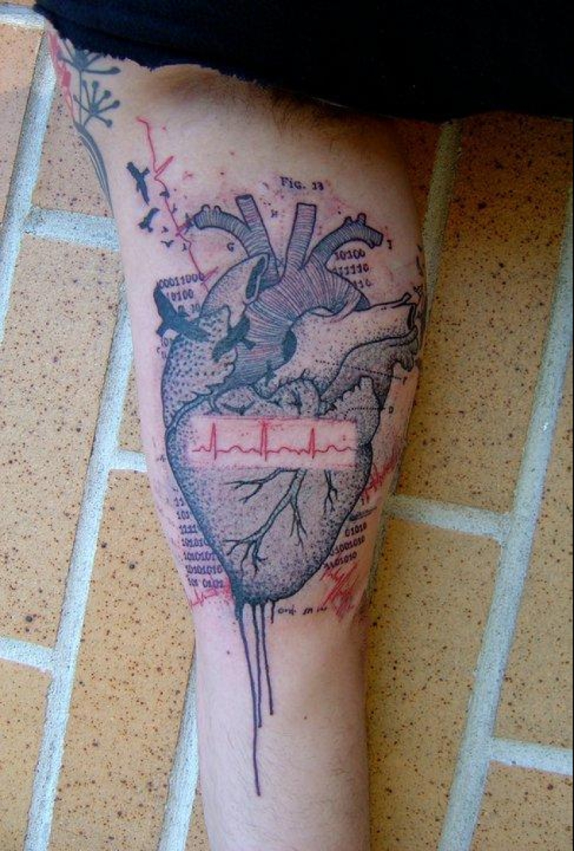 Increíble tatuaje estilo Photoshop