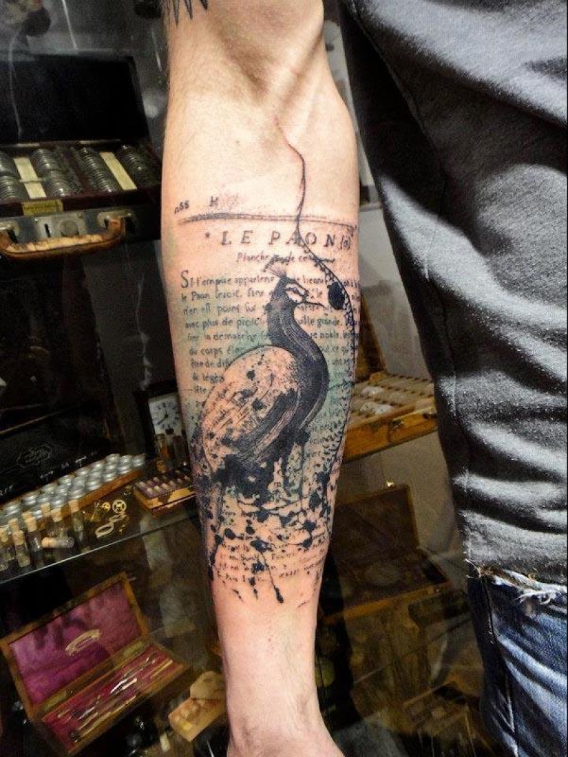 Increíble tatuaje estilo Photoshop