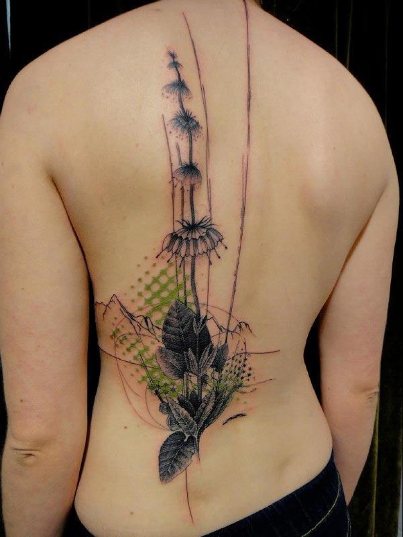 Increíble tatuaje estilo Photoshop