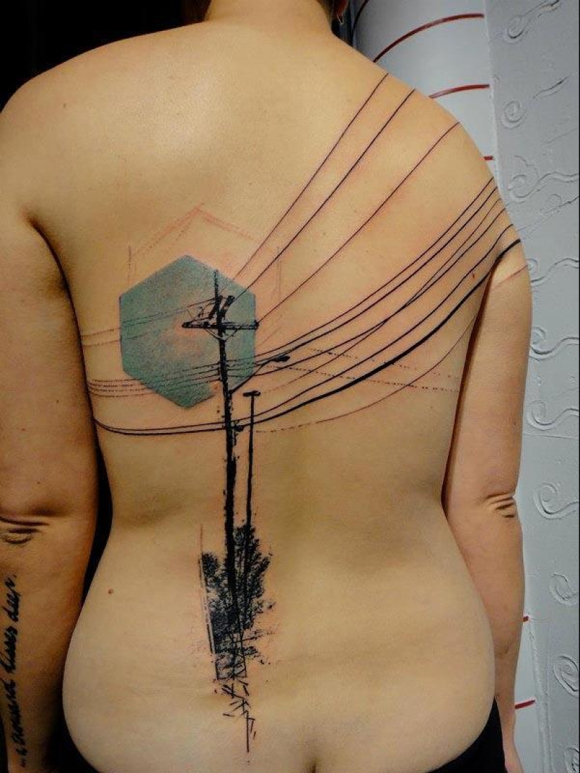 Increíble tatuaje estilo Photoshop