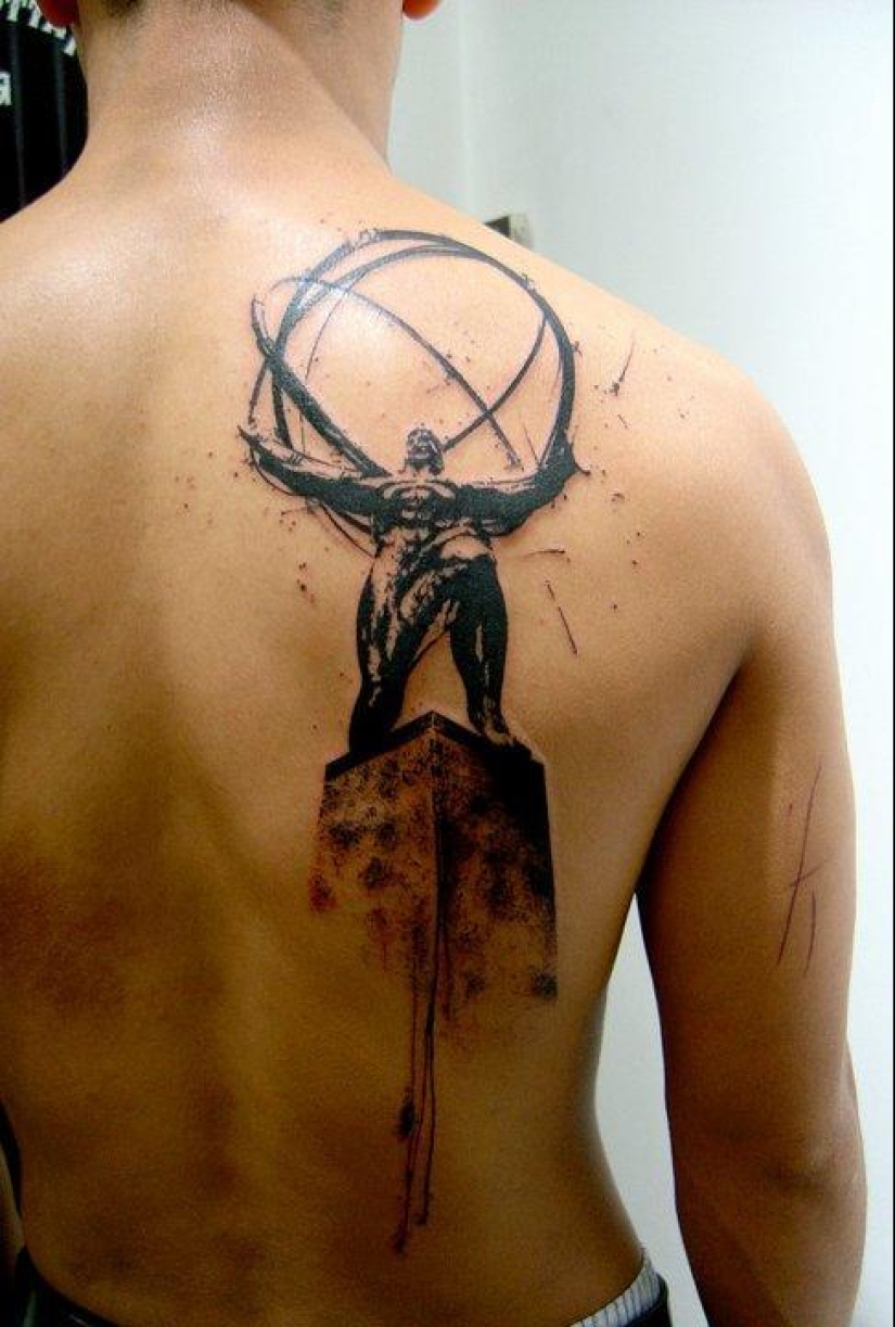 Increíble tatuaje estilo Photoshop