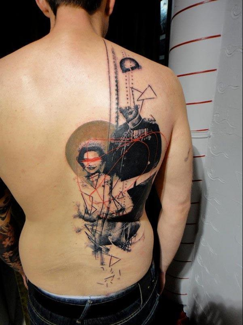 Increíble tatuaje estilo Photoshop