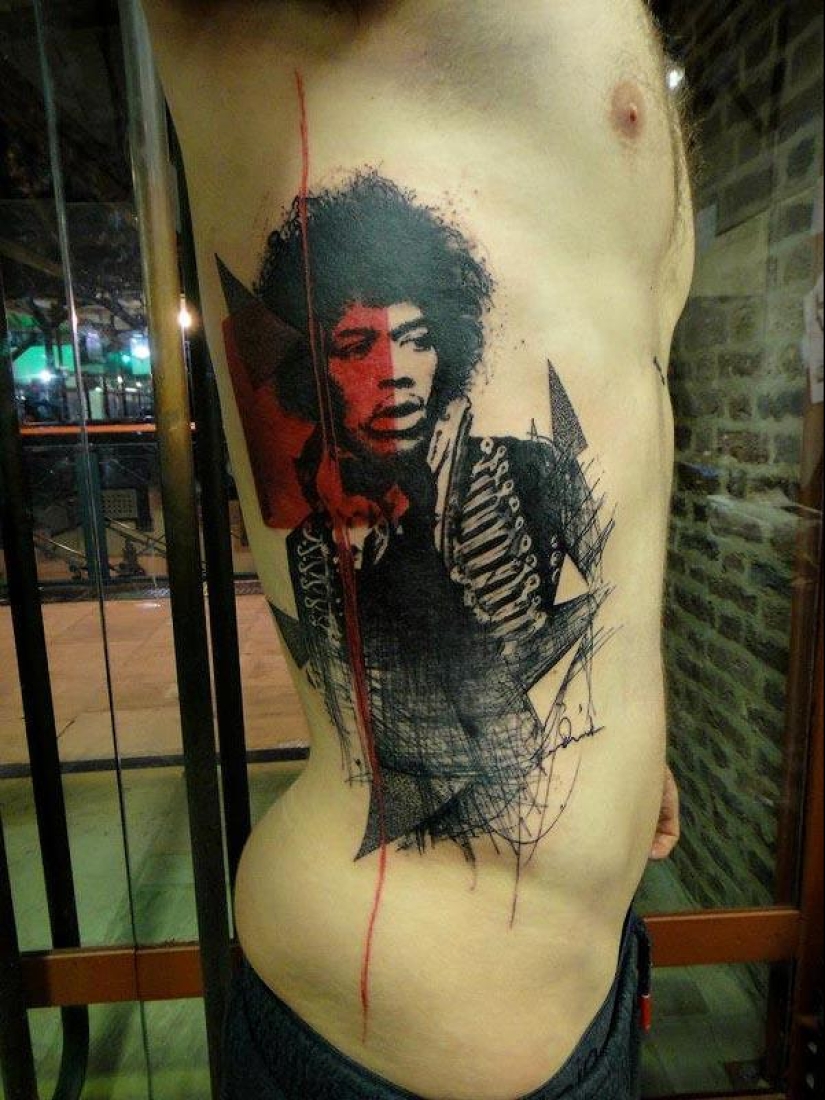 Increíble tatuaje estilo Photoshop