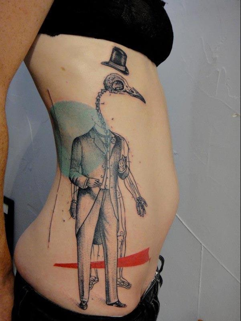 Increíble tatuaje estilo Photoshop