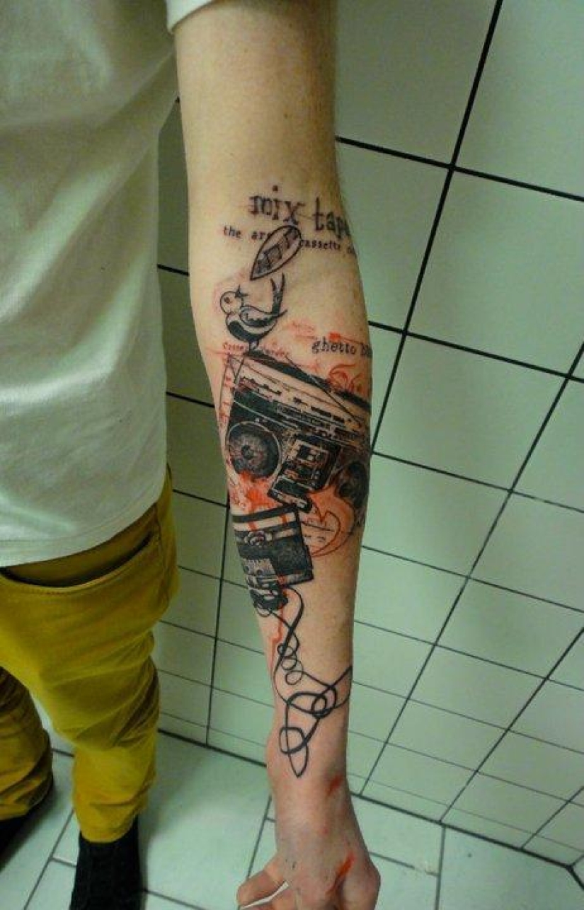 Increíble tatuaje estilo Photoshop