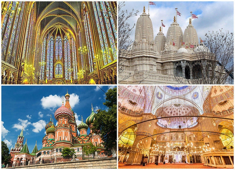 Increíbles lugares de culto en todo el mundo.