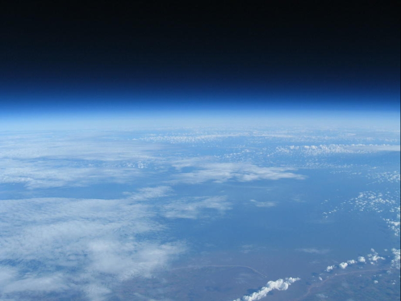 Increíbles tomas desde la estratosfera.