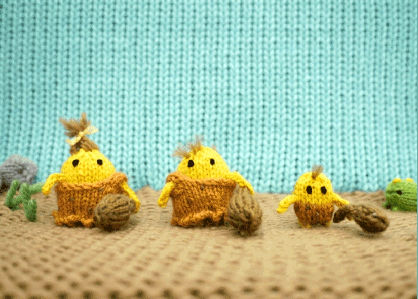 Incredible miniature things knitted and crocheted Incredible miniature things knitted and crocheted